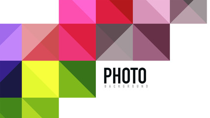 Fototapeta premium Modern geometric presentation background