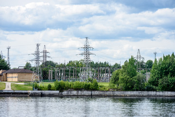 hydro electric power station gates for water