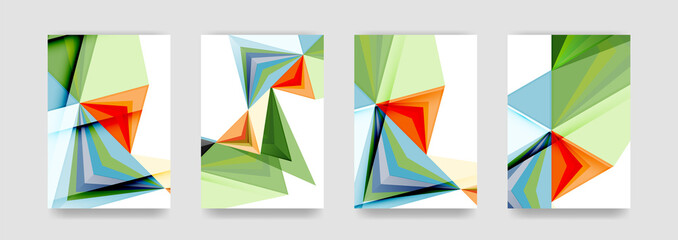 Fototapeta na wymiar Minimal vector covers background set