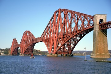 Fototapeta na wymiar Forth Bridge Scotland