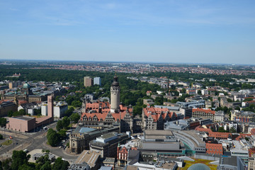 Blick über Leipzig