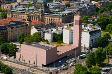 Fototapeta premium Blick über Leipzig