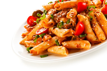 Pasta with tomato sauce 