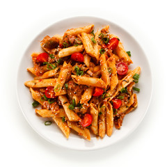 Pasta with tomato sauce 