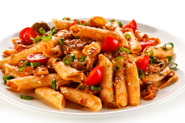 Pasta with tomato sauce 
