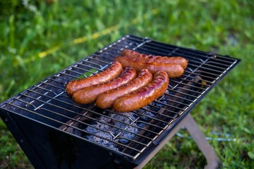 grillen polnische wurst