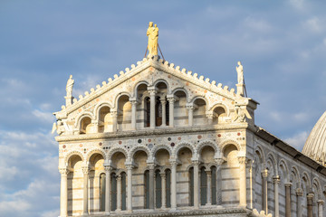 Fototapeta na wymiar Cathedral of Pisa in Italy.