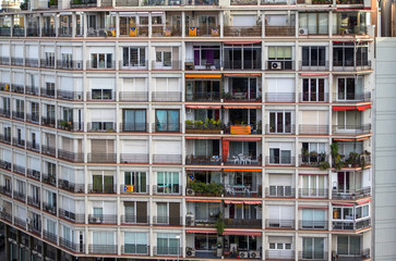 Fototapeta na wymiar Typical Building in Barcelona