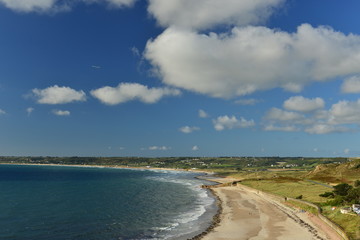 St Ouens Bay, Jersey, U.K.  Beach in the Summer.