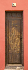 Old wooden door
