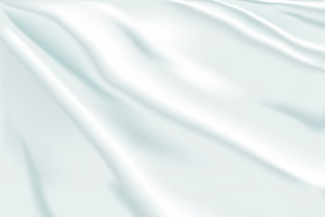 Light vector background of shiny flowing fabric
