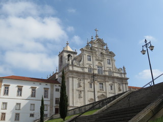 Portugal - Coimbra - La Nouvelle cathédrale Sé Nova et le scolasticat