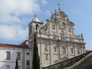 Fototapeta na wymiar Portugal - Coimbra - Nouvelle cathédrale Sé nova du 16e siècle
