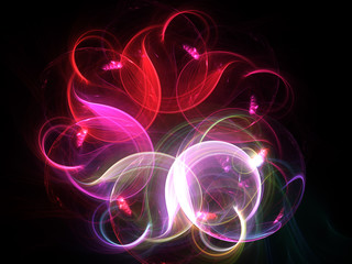 Abstract fractal background