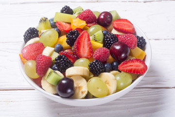 Fruit and berries salad