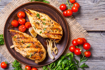 Grilled chicken breast