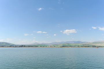 Israel, view of the Sea of Galilee