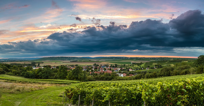 Sulzheim Abendd&auml;mmerung