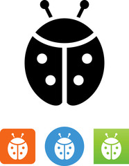 Ladybug Icon - Illustration