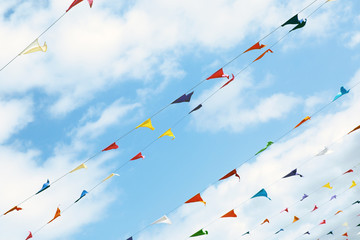 flags at the fair