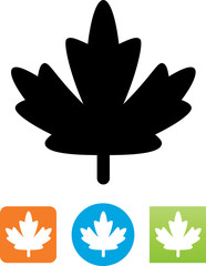Maple Leaf Icon - Illustration