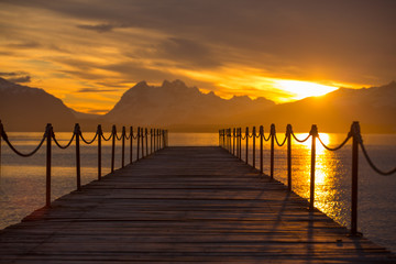 muelle de puerto natales