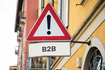 Schild 213 - B2B