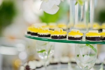 dessert. cocktail food buffet. wedding catering food