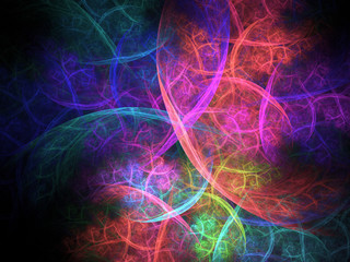 Abstract fractal background
