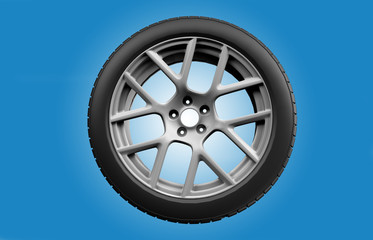 Obraz premium Modern Tyre isolated