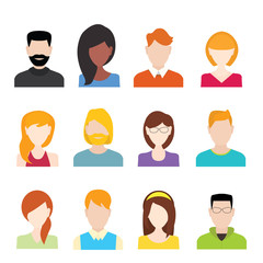 People icons set