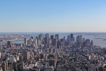New York: View on the financial district