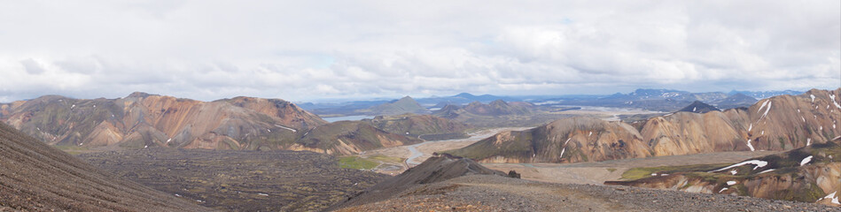 Valley of national park Landmannalaugar,Iceland.