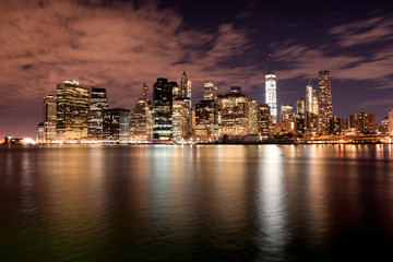 Manhattan by night