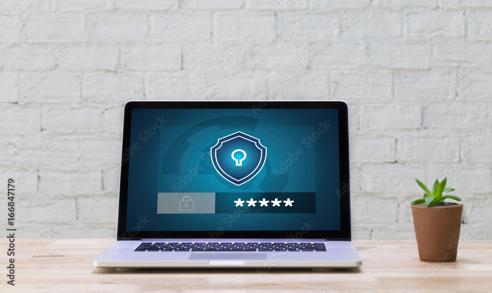 Poster verification action professionals working process performance password and register
