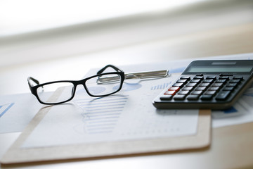  Checking financial reports paperwork and Business  Teamwork on table calculating or checking balance