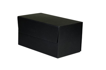 Black box on white background