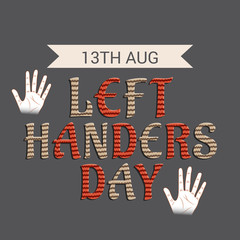 Left Handers Day.