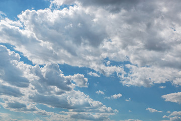 Blue sky with clouds background