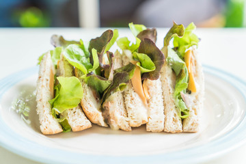 tuna and sausage sandwich