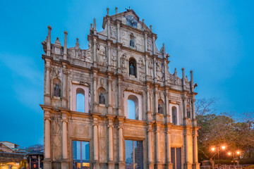 Ruins of St. Paul's in Macau, China