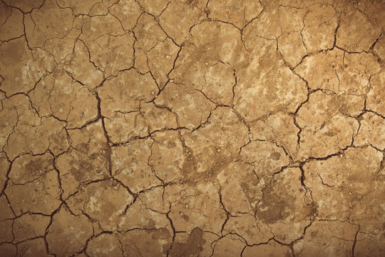 Background with a drought-prone land
