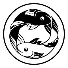 Zodiac Signs Pisces Fish Icon