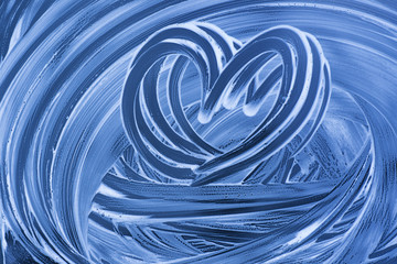 Soapsuds background with air bubbles texture