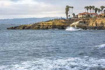 The coast of Sunset Cliffs California