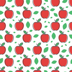 apple seamless pattern background