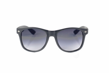 glasses on the white isolate background , money and coin watch pass the glasses
