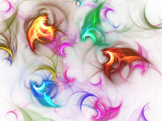 Abstract fractal background