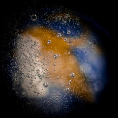 planet in a glass of water