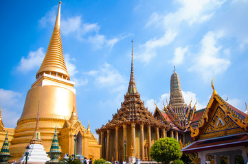 Wat Phra Keaw, Grand Palace, Bangkok Thailand.